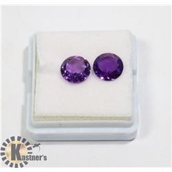 #32-PURPLE AMETHYST GEMSTONE ROUND 3.5ct