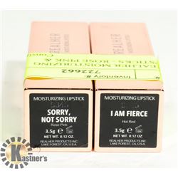 2 REALHER MOISTURIZING LIPSTICKS - ROSE PINK &