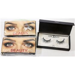 2PK OF XEN BEAUTY 3D MINK HAIR FAKE EYELASHES