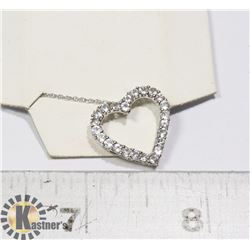 HEART PENDANT AND CHAIN 925