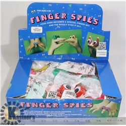 RETAIL DISPLAY OF FINGER SPIES TOYS
