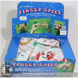 RETAIL DISPLAY OF FINGER SPIES TOYS
