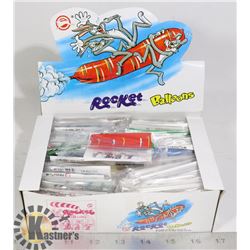 RETAIL DISPLAY OF ROCKET BALLOONS