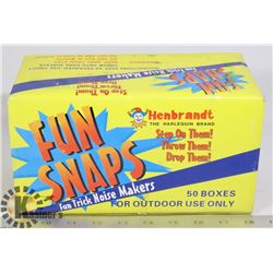 RETAIL DISPLAY OF FUN SNAPS NOISE MAKERS
