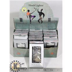 RETAIL DISPLAY OF SHOCK LIGHTER GAG TOYS