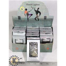 RETAIL DISPLAY OF SHOCK LIGHTER GAG TOYS
