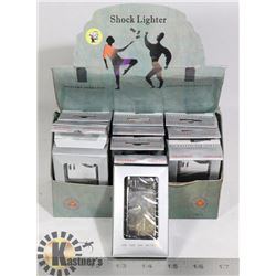 RETAIL DISPLAY OF SHOCK LIGHTER GAG TOYS