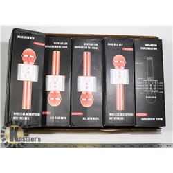 FLAT OF WIRELESS MICROPHONES