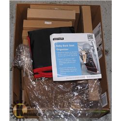 BOX OF BACK SEAT ORGANIZERS