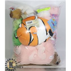 LOT OF 6 WEBKINZ "ADOPT A PET" COLLECTIBLE PLUSH