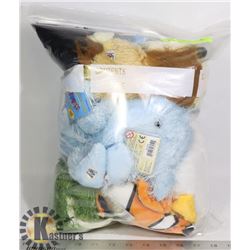 LOT OF 6 WEBKINZ "ADOPT A PET" COLLECTIBLE PLUSH