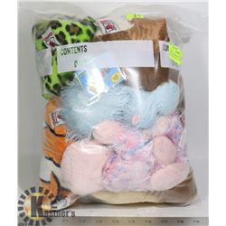 LOT OF 6 WEBKINZ "ADOPT A PET" COLLECTIBLE PLUSH