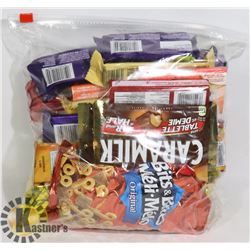 24PCS OF ASSORTED CHOCOLATE, GUMS AND CANDY