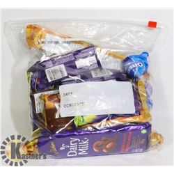 24PCS OF ASSORTED CHOCOLATE, GUMS AND CANDY