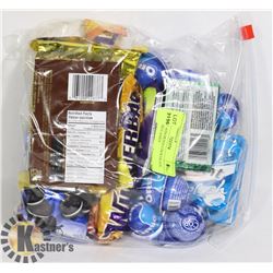 24PCS OF ASSORTED CHOCOLATE, GUMS AND CANDY