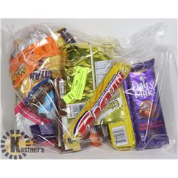 24PCS OF ASSORTED CHOCOLATE, GUMS AND CANDY