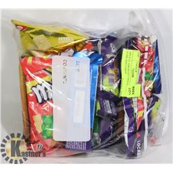 24PCS OF ASSORTED CHOCOLATE, GUMS AND CANDY