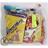 Image 1 : 24PCS OF ASSORTED CHOCOLATE, GUMS AND CANDY