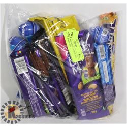 24PCS OF ASSORTED CHOCOLATE, GUMS AND CANDY