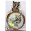 Image 1 : YORKIE TAIL WAGGIN' TIME - CLOCK