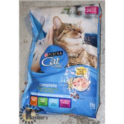 BAG OF PURINA CAT FOOD, 8KG