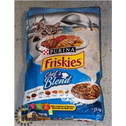 BAG OF FRISKIES CAT FOOD, 7.5KG