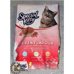BAG OF SPECIAL KITTY CAT FOOD, 7.5KG