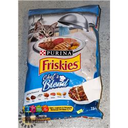 BAG OF FRISKIES CAT FOOD, 7.5KG