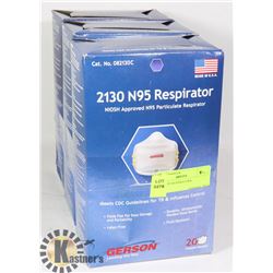 3 NEW N95 RESPIRATORS