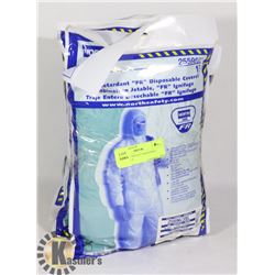 4 FIRE RETARDANT DISPOSABLE COVERALLS
