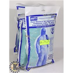 6 FIRE RETARDANT DISPOSABLE COVERALLS