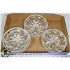 Image 1 : FLAT OF CRYSTAL CANDY DISHES