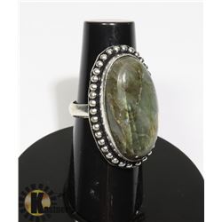 #82-LABRADORITE RING SIZE 5.5