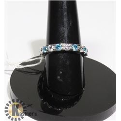 #167-CUBIC ZIRCONIA GEMSTONE RING SIZE 6