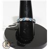 Image 1 : #167-CUBIC ZIRCONIA GEMSTONE RING SIZE 6