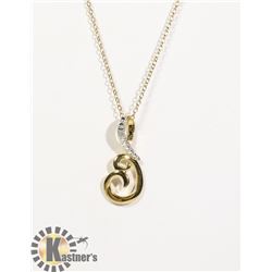 #131-DIAMOND ACCENT PENDANT NECKLACE