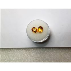 26)  LOT OF 2 MATCHED NATURAL OVAL