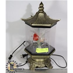 VINTAGE ASIAN FIBER OPTIC LAMP