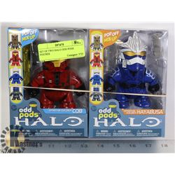 SET OF TWO HALO ODD PODS FIGURES