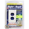 Image 1 : NEW NIGHT ANGEL LIGHTED WALL OUTLET COVER PLATE