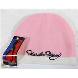 LADIES PINK "HUSTLER HONEY" TOQUE