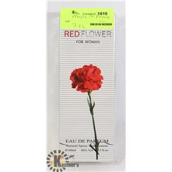 RED FLOWER FOR WOMAN MADE IN FRANCE 3 FL OZ