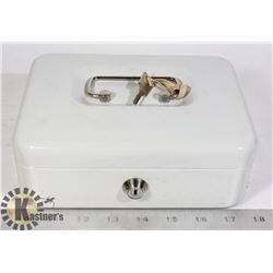 METAL LOCK BOX WITH KEY