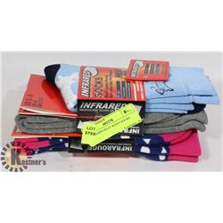 3PK LADIES HEAT WAVE SOCKS