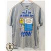 Image 1 : MENS ADVENTURE TIME T-SHIRT GREY XL
