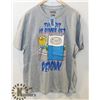 Image 1 : MENS ADVENTURE TIME T-SHIRT GREY XL