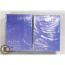 TWO BOTTLES OF UTOPIA EAU DE PARFUM