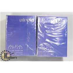 TWO BOTTLES OF UTOPIA EAU DE PARFUM