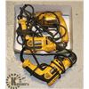 Image 1 : 3 DEWALT CORDED DRILLS