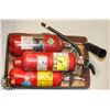 Image 1 : 4 CHARGED FIRE EXTINGUISHERS